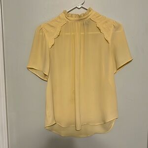 Ann Taylor Yellow Blouse